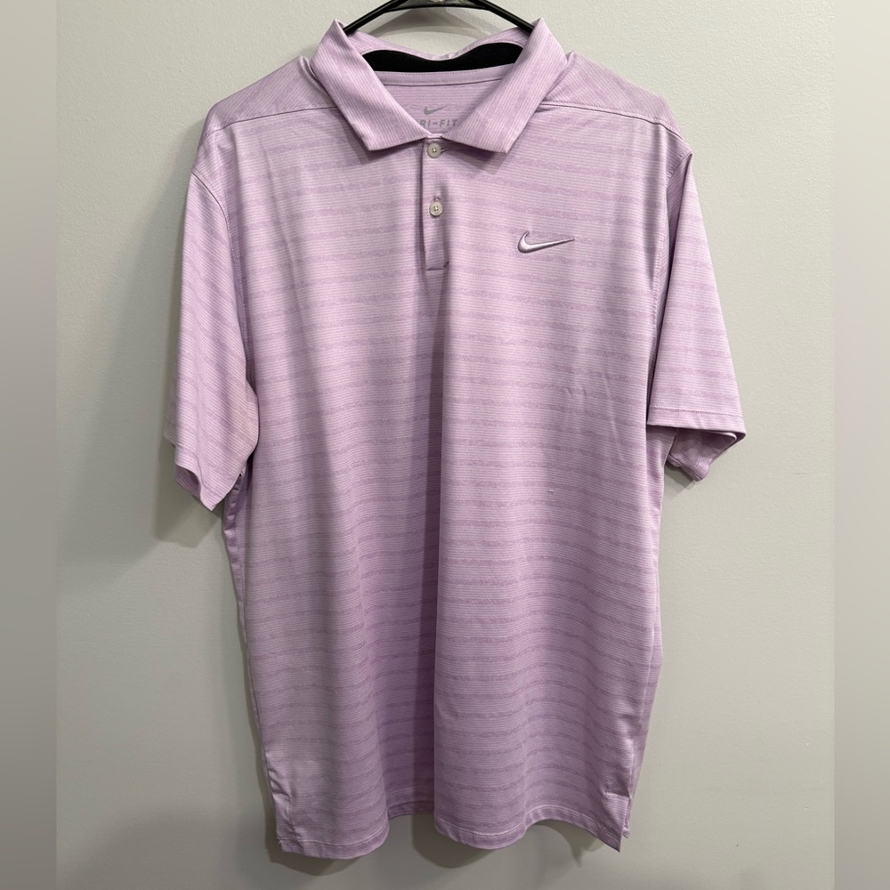 Nike - Dri-Fit Golf Polo - Pink - Large